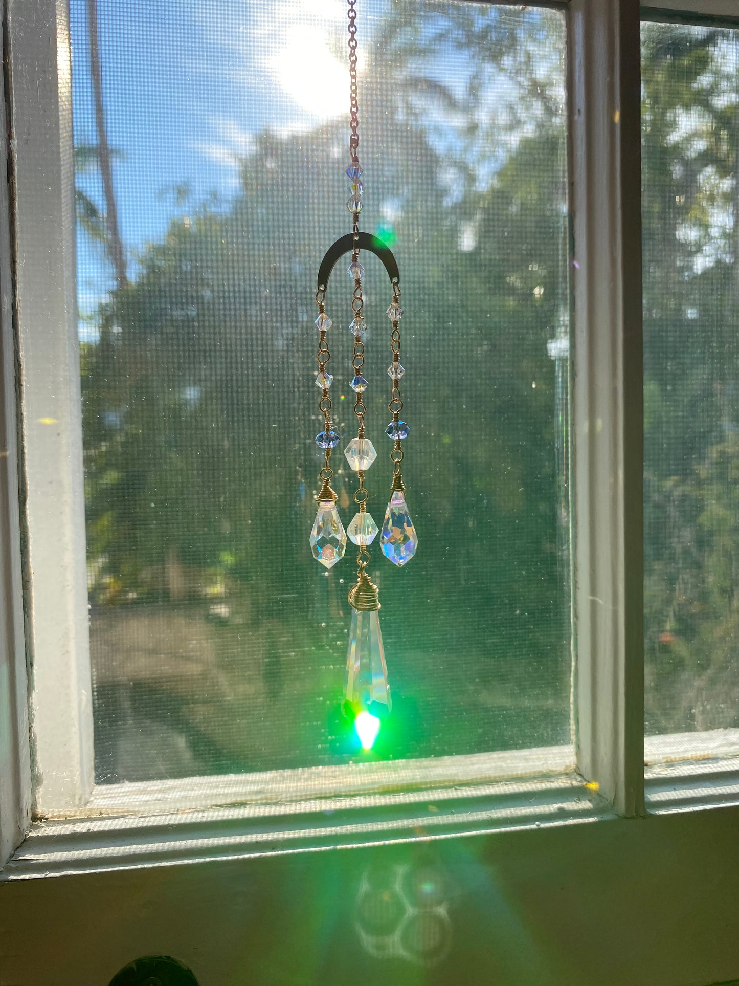 Drippy Moon Suncatcher